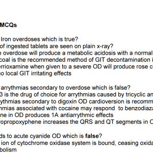 Toxicology MCQs - 1st Edition